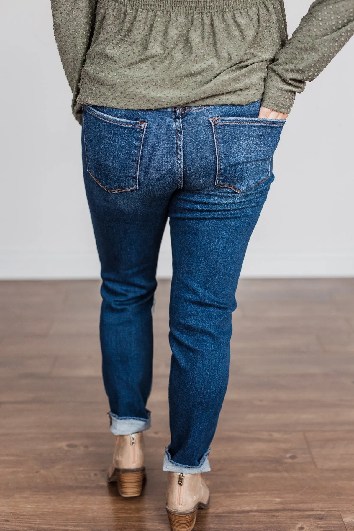 Vervet Mid-Rise Skinny Jeans- Martha Wash