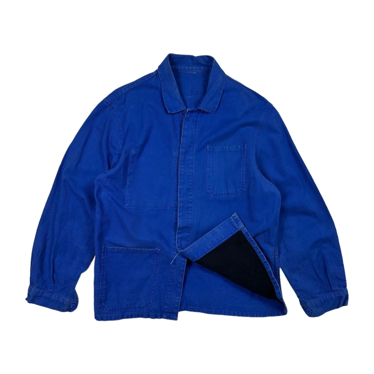 Vintage French Workwear Blue Chore Jacket