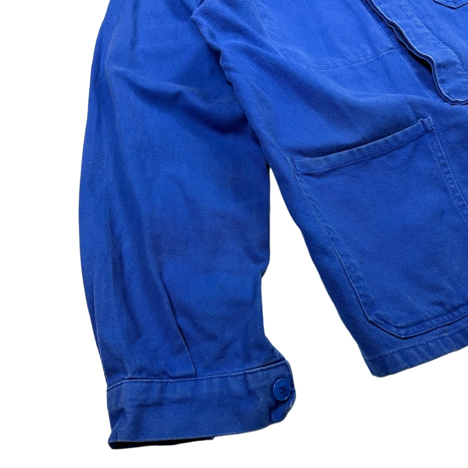 Vintage French Workwear Blue Chore Jacket