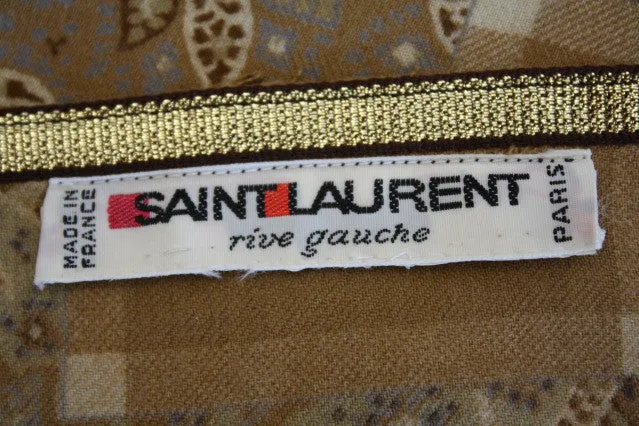 Vintage YVES SAINT LAURENT Wool Pashmina Scarf