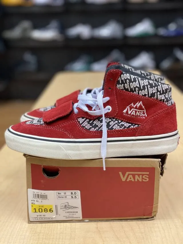 Vnds Vans Mountain Edition Fear of God Red