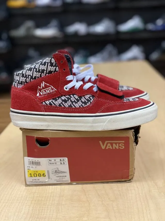 Vnds Vans Mountain Edition Fear of God Red