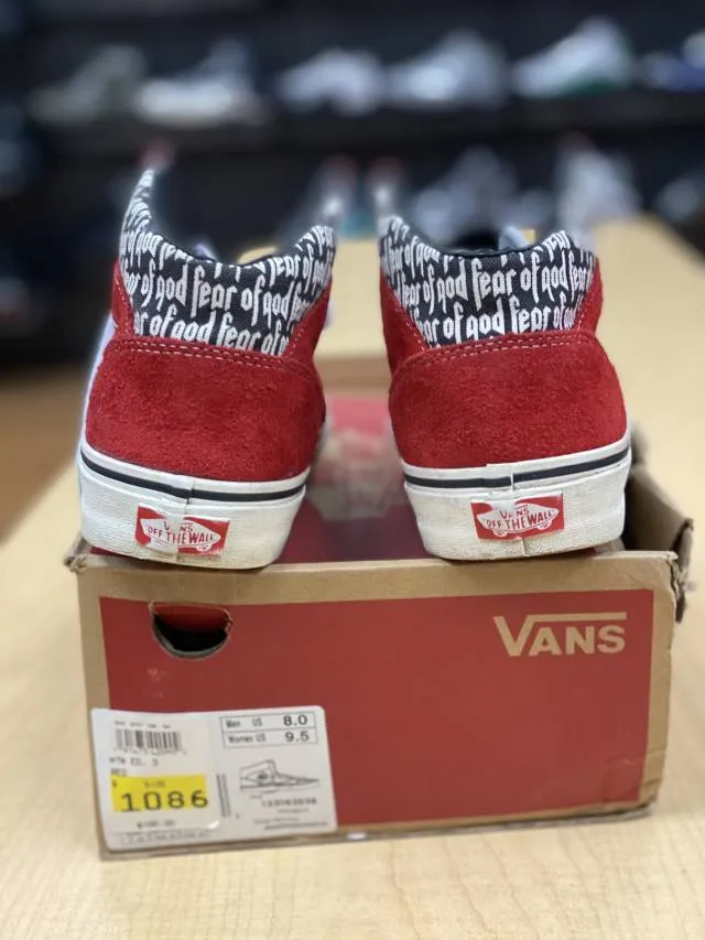 Vnds Vans Mountain Edition Fear of God Red