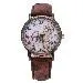 Watch Women Retro Design Dress Clock World Map PU Leather Analog Quartz Watch Relogio Feminino