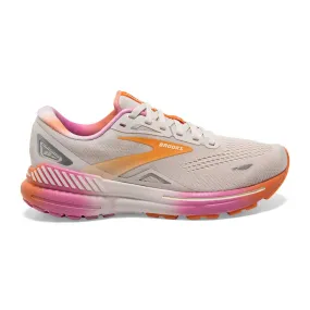 Women's Adrenaline GTS 23 Running Shoe - White Sand/Sunset/Fuchsia - Regular (B)