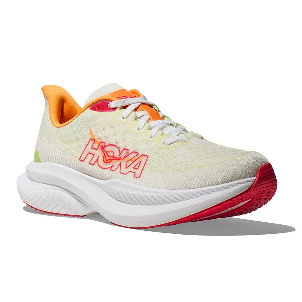 Women's Mach 6 Running Shoe - White/Lettuce - Regular (B)