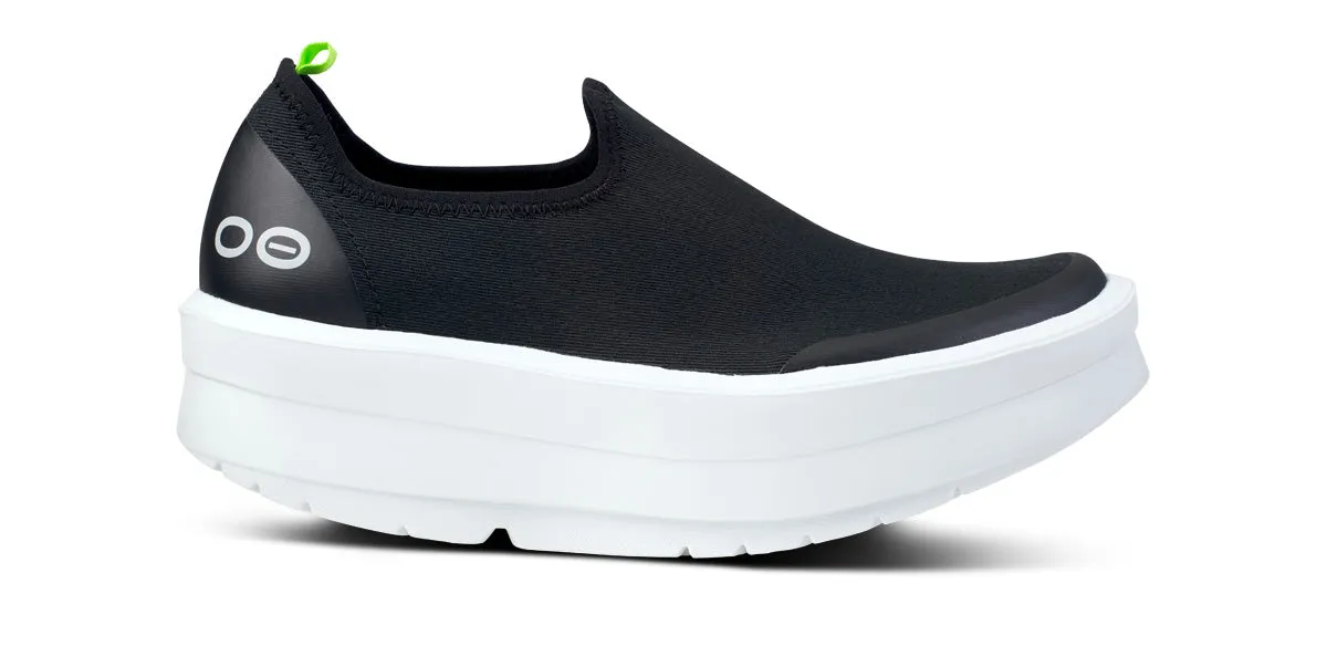 Women's OOmega eeZee Low Shoe - White Black