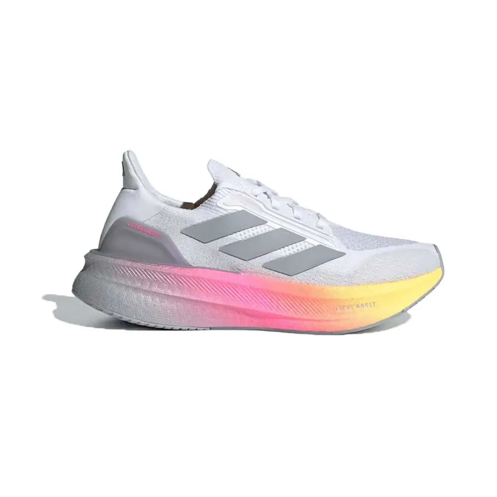 Women's Ultraboost 5X Running Shoe - Ftwr white/glory grey/lucid pink - Regular (B)