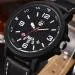 Xi Watch Men Relogio Masculino Top Luxury Military Army PU Leather Band Analog Quartz Business Date Clock