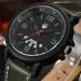 Xi Watch Men Relogio Masculino Top Luxury Military Army PU Leather Band Analog Quartz Business Date Clock